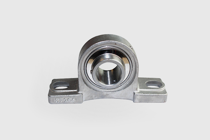 Aço inoxidável bore pillow block bearing unit base sólida UCP series